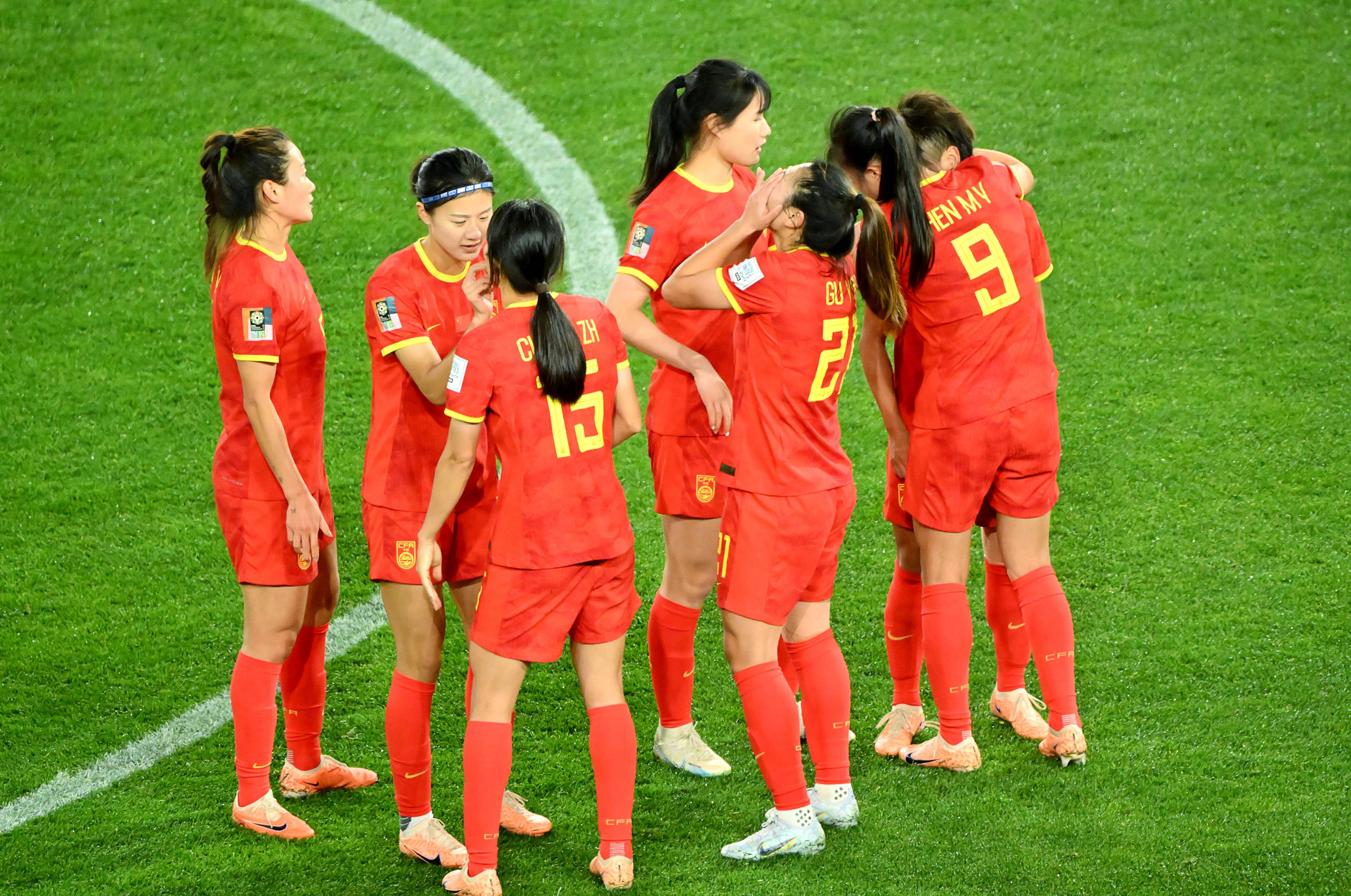 世界女足杯赛上中国队的出色表现